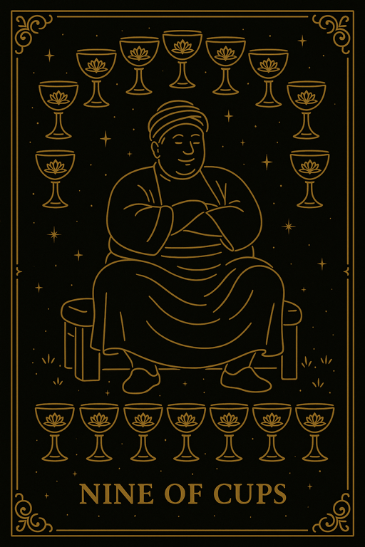 NINE OF CUPS