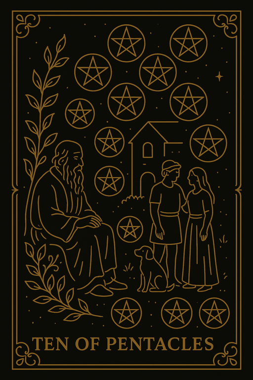 TEN OF PENTACLES
