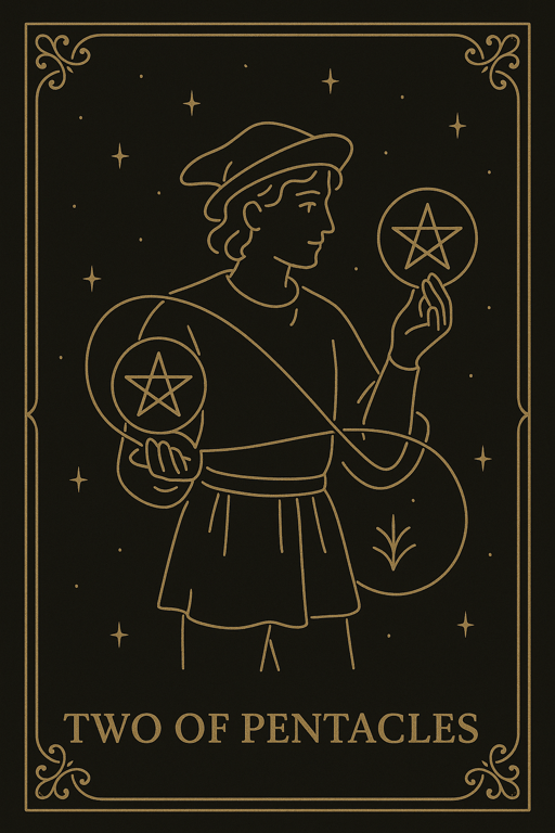 TWO OF PENTACLES