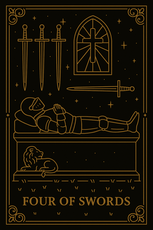 FOUR OF SWORDS