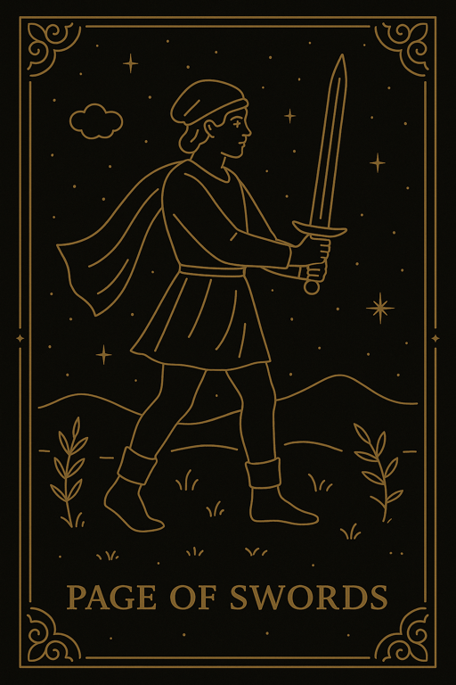 PAGE OF SWORDS