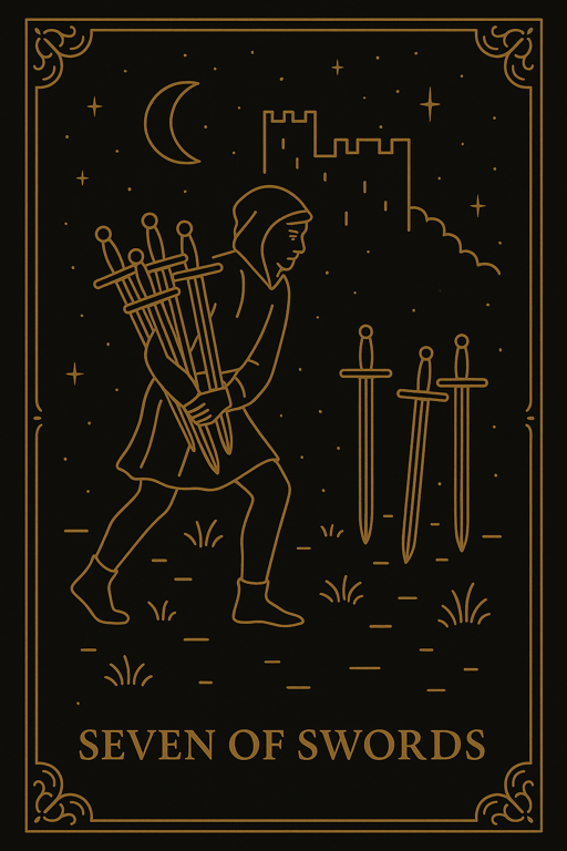 SEVEN OF SWORDS