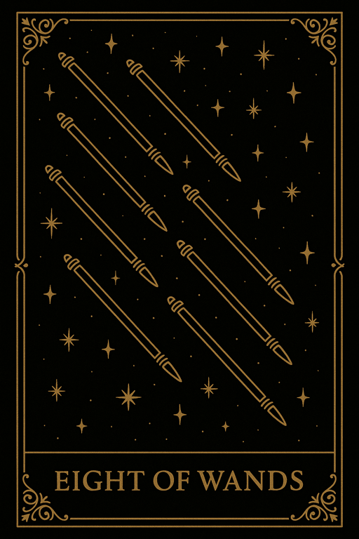 EIGHT OF WANDS
