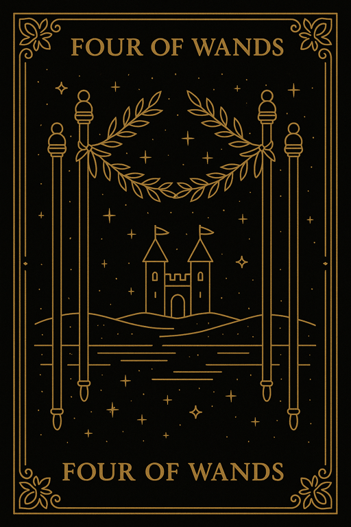 FOUR OF WANDS