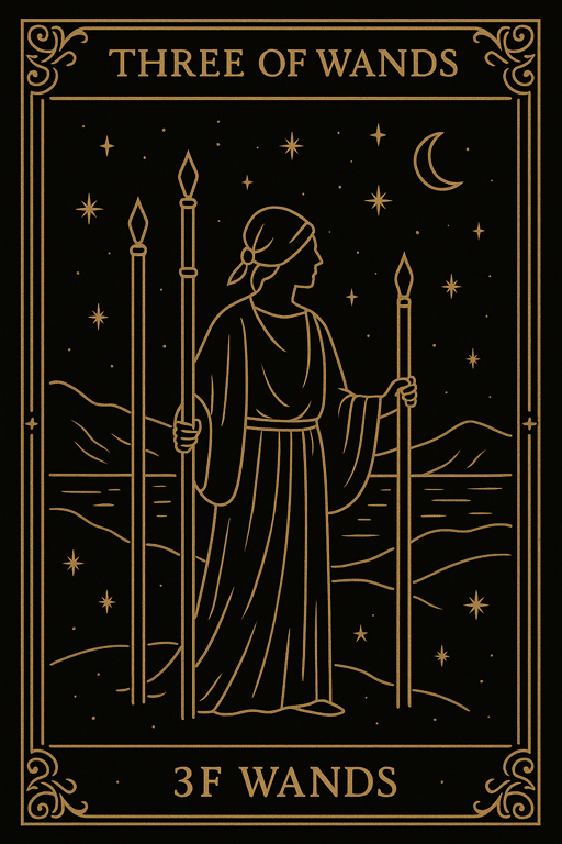 THREE OF WANDS